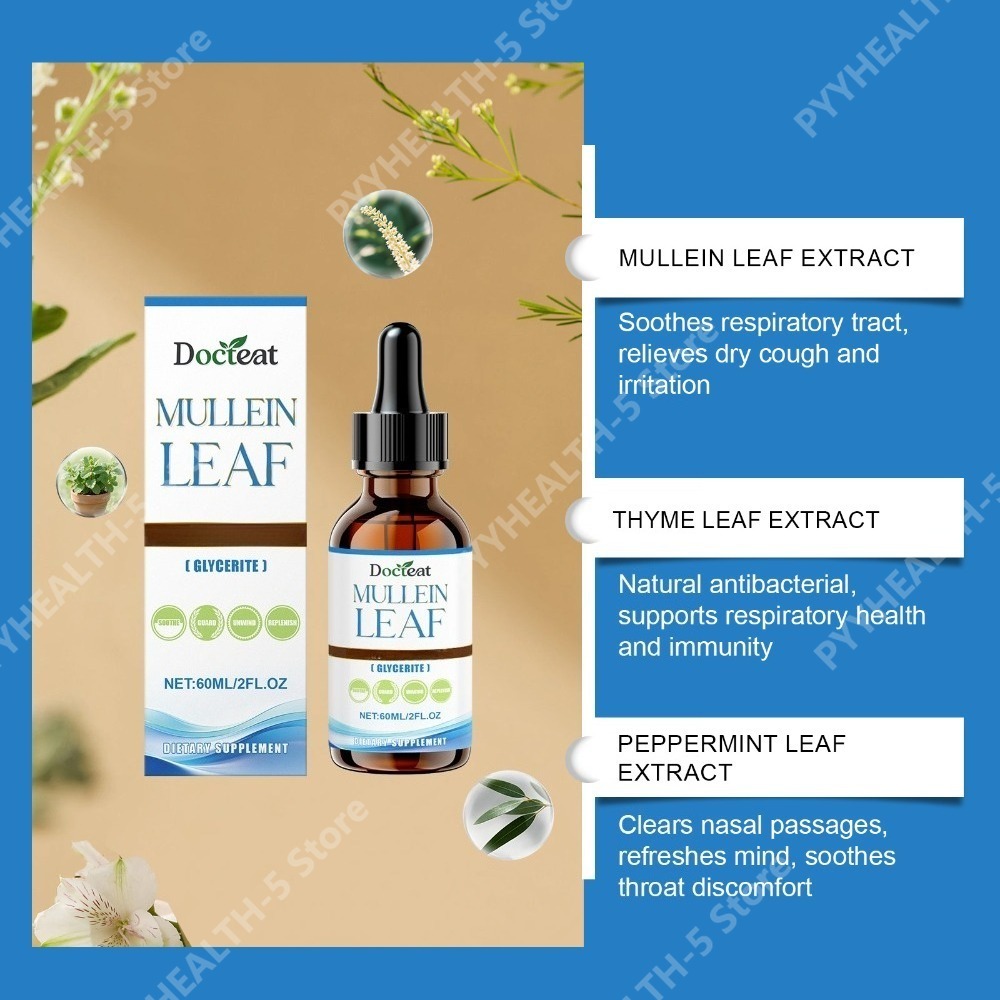 Docteat Mullein Yaprağı Tentür - Herbal Wellness Tincture incelemesi ve fiyatı