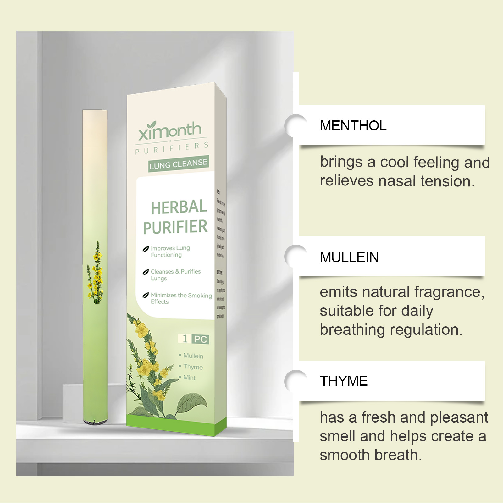 Doğal Bitkisel Nefes Çubuğu Fe - Herbal Wellness For You incelemesi ve fiyatı
